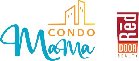 Condo Mama and Red Door Realty logos